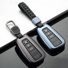 Автомобильный держатель для ключей из алюминиевого сплава, чехол, чехол для Toyota Camry Corolla C-HR с кнопками на 2/2018 кнопки для Toyota RAV4 Prius 2019 2020 3/4 2024 - купить недорого