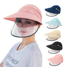 Jovivi Summer Sun Hat Polyster Women Clear UV Protection Sun Cap Band Beach Caps Face Sheild Outdoor Sport Safe Protective Hats 2024 - buy cheap