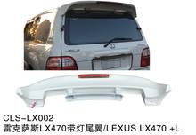 RQXR unpainted ABS tail wing roof visor rear spoiler for lexus lx470 2024 - buy cheap