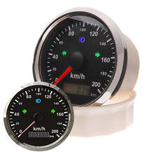 Velocímetro GPS para motocicleta, dispositivo resistente al agua, 85mm, 125 km/h, 200 km/h, para moto de nieve, ATV, UTV, kilometraje Total ajustable, 12V, 24V 2024 - compra barato