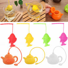 Durable Silicone Tea Leaf Filter Teapot Shape Infuser Coffee Strainer Drink Diffuser Home Kitchen Dining Gadget Supplies 2024 - buy cheap