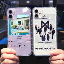 monsta x Phone Case Transparent soft For iphone 5 5s 5c se 6 6s 7 8 11 12 plus mini x xs xr pro max 2024 - buy cheap