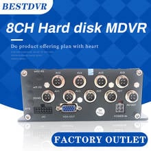 8-channel hard disk SD card dual storage monitoring host ahd 1080p H.264 wide voltage mdvr school bus / tank truck / truck 2024 - buy cheap