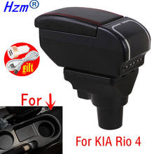 Armrest For KIA Rio 4 Center Centre Console Storage box USB Charging ashtray cup holder car-styling modifica 2024 - buy cheap