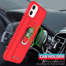 Car Magnetic Fold Stand Holder Phone Case For iPhone 12 mini 11 Pro Max XR XS Max X 7 8 Plus SE2 Luxury Leather metal Cover 2024 - buy cheap