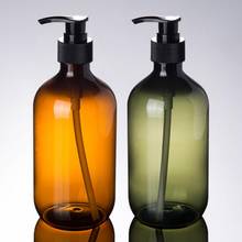 Quente 300/500ml loção shampoo chuveiro gel titular dispensador de sabão vazio bomba de banho garrafa recipiente recarregáveis recipientes cosméticos 2024 - compre barato