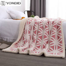 160*210cm Winter Soft Blanket Fleece Geometric Pattern Fashion Blankets Sofa Throw on Bed Cover Sheet Keep Warm thick Blanket 2024 - buy cheap