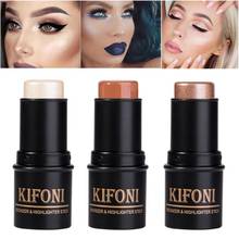 1pcs face highlighter and bronzer stick powder bright creamy concealer waterproof gloss face contour face highlighter TSLM1 2024 - buy cheap