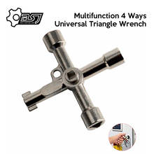Multifunction 4 Ways Universal Triangle Wrench Key Plumber Keys Triangle For Gas Electric Meter Cabinets Bleed Radiators 2024 - buy cheap