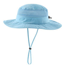 Conectável chapéu de sol para crianças, meninos meninas upf 50 +, aba larga de malha ajustável, proteção solar uv, chapéu de brincar ao ar livre 2024 - compre barato