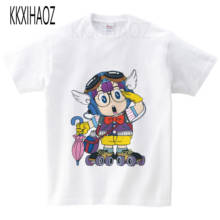 Arale Dr. Dr Slump Japanese Anime Printed Summer Style Cool Custom Tops Tees girls children Tshirt Jersey kids clothes MJ 2024 - buy cheap