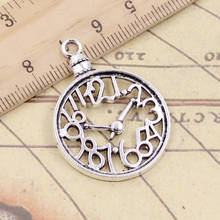 10pcs Charms Pocket Watch 39x29mm Tibetan Bronze Silver Color Pendants Antique Jewelry Making DIY Handmade Craft Pendant 2024 - buy cheap