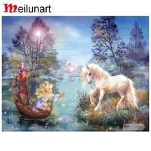 Angel girl unicorn cartoon 5d diy diamond painting full square round drill diamond embroidery sale home decoration AS0766 2024 - buy cheap