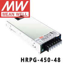 MEAN WELL-HRPG-450-48 Original de 48V, 9,5a, HRPG-450, 48V, 450W, salida única con función PFC, fuente de alimentación 2024 - compra barato