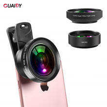 12.5X HD объектив мобильного телефона 0,45 широкоугольный Макро УФ 2 в 1 камера телефото для iPhone 11 Pro Huawei Honor 20 универсальный портативный 2024 - купить недорого