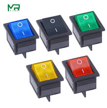 KCD4 Rocker Switch ON-OFF 2 Position 4 Pins /6 Pins Electrical equipment With Light Power Switch Switch cap 16A 250VAC/ 20A 125V 2024 - купить недорого
