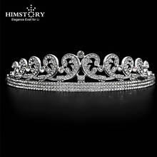 Top quality Luxury Classic Bride European Rhinestone crystal Bridal Hair Crown Tiara wedding dress accessories 2024 - buy cheap