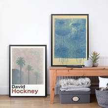 David Hockney art Exhibition Poster Rain Palms Prints Abstract Watercolor Painting Canvas Pictures Museum Gallery Wall Art Decor 2024 - buy cheap