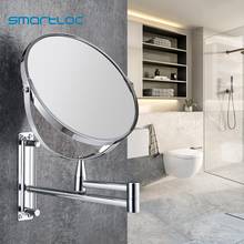 smartloc Extendable  8 inch 1X5X Magnifying Bathroom Mirror Smart Mirror Makeup  Wall Mounted Mirror Bathroom Mirror Cabinet 2024 - купить недорого