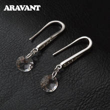 925 Silver Zircon Water Drop Earrings For Women Fashion Jewelry Party Gifts 2024 - buy cheap