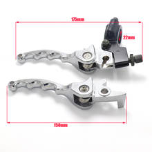 Motorcycle ATV monkey parts 7/8" FOLDING BRAKE CLUTCH LEVER Chrome For SDG SSR 70 110 107 125 140 150cc PIT DIRT BIKE ATV 2024 - buy cheap