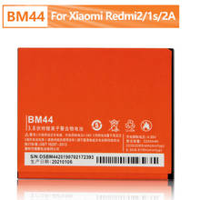 Xiao Mi Original BM44 Battery For Xiaomi 2 2A red mi 1S BM44 Genuine Replacement Phone Battery 2080mAh 2024 - buy cheap