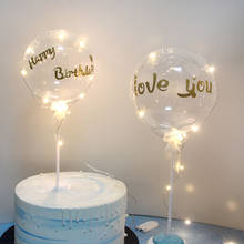 Adesivo decoração de balão de festas, festa de casamento, bobo bola adesivo diy aniversário de dia dos namorados 2024 - compre barato