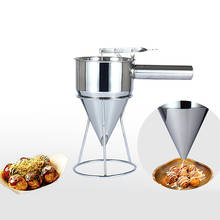 Stainless Steel Piston Funnel With Support For Sauce Cream Dosing Funnel For Sauce 2024 - buy cheap