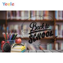 Yeele Photocall Back To School Book Pen Poster Child Photo Backdrop Photography Background For Baby Photo Shoot Props Photophone 2024 - buy cheap