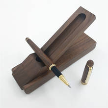 Walnut Gel Pen Wood Gift Pen Set Fountain Pen School Office Supplies Back To School 2024 - buy cheap