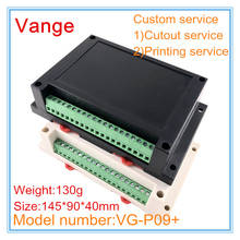 4pcs/lot din rail project box 145*90*40mm ABS plastic instrument housing diy terminal block enclosure 2024 - buy cheap