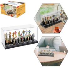 20pcs Mixed Different All Standing O Scale 1:43 Painted Figures Passengers Home Decor Gift Acrylic Display Case P4309T 2024 - buy cheap