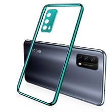 Прозрачный ТПУ чехол для телефона для Vivo X60 Pro Plus X50 V20 SE S9 Z1X мягкий чехол силиконовый чехол для Vivo iQOO 7 Neo 3 5 Pro 2024 - купить недорого