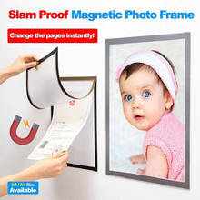 30# Photo Frame A4 Magnetic Cadre Picture Baby Slam Proof Magnetic Photo Refrigerator Wall Decor Porta Retrato Marco Foto 2024 - buy cheap