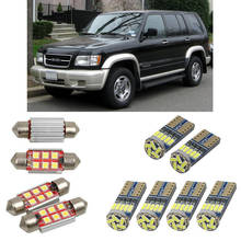 Luzes automotivas internas de led, para isuzu trooper, 3 lâmpadas, luz para placa, automóvel, 14 peças 2024 - compre barato