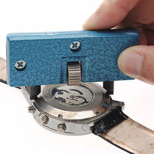 Набор инструментов для ремонта часов, регулируемый прибор для открывания и закрытия задней крышки, винтовой ремешок для часовщика, универсальные инструменты для замены батарей 2024 - купить недорого