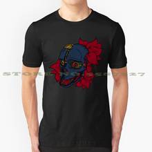 Camiseta moderna con diseño deshonorizado, camiseta deshonorizada con máscara de Corvo Attano Assassin, flor, juego de tatuajes de la vieja escuela, Ps3, Dunwall 2024 - compra barato