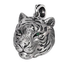 BOCAI S925 Sterling Silver Pendants 2022 New Fashion Domineering Zodiac Tiger Head Hanging Ornaments Argentum Jewelry for Men 2024 - buy cheap
