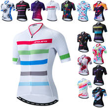 Weimostar Summer Cycling Jersey Women Pro Team Bicycle Clothing MTB Uniform Bike Jersey Tops Breathable Cycling Shirt Cycle Wear 2024 - buy cheap