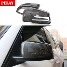 Car Accessories Carbon Fiber Rear View Mirror Cover For Mercedes CLS W218 W246 CLA W117 W204 W212 W176 mirror cover 2007-2013+ 2024 - buy cheap