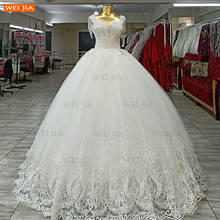 Vestido de novia largo sin mangas, con cordones, fotos reales, Cenicienta, 2021 2024 - compra barato