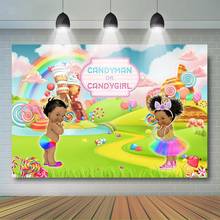 Candy Baby Shower Backdrop Gender Reveal Party Banner Candy Boy or Girl Gender Reveal Party Decoration 2024 - buy cheap