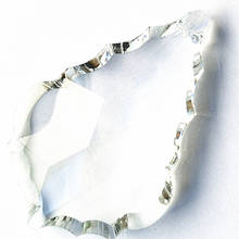 (Anel grátis) alta qualidade capa de lustre cristal 76mm k9 pingentes folha de bordo/peça de iluminação de cristal/janela de cristal apanhador de sol 2024 - compre barato