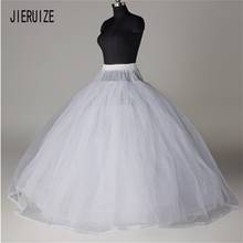 Jieruize puffy nupcial petticoats 1 hoops saia vestido de baile crinoline para vestido de casamento underskirt 2024 - compre barato