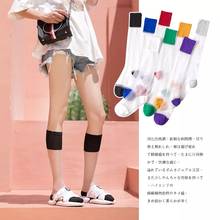 Transparent Stockings Girls Female Summer Thin Long Socks Crystal Ins Women Stockings Silk Socks Stockings Knee Socks Medias 2024 - buy cheap