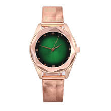 2020 Новые Модные Роскошные наручные часы для женщин Стильные Звездные часы с золотым сетчатым ремешком из нержавеющей стали женские часы 2024 - купить недорого