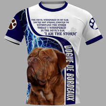 Camiseta con estampado 3D De PLstar Cosmos Dogue De Burdeos para hombre y mujer, ropa De calle Harajuku, camisetas divertidas De animales, Estilo De manga corta-1 2024 - compra barato