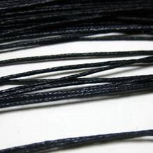 100 Meters Black Waxed Cotton Beading Cord 1mm for Bracelet Necklace 2024 - buy cheap