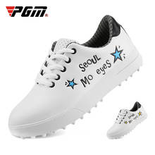 PGM-zapatos de Golf para niñas, zapatillas transpirables e impermeables, suela suave, antideslizantes, ligeras 2024 - compra barato