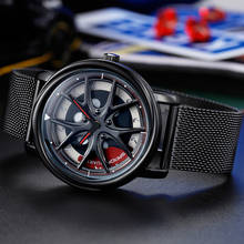 Sanda relógio masculino de 2021, relógio de quartzo com fecho magnético e rotativo, com 360 graus 2024 - compre barato